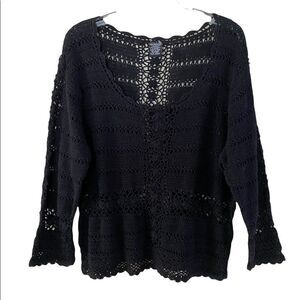 E C I New York Woman’s Black Sweater